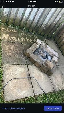 pressure washing