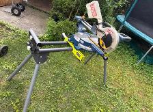 10" ryobi sliding saw with folding stand