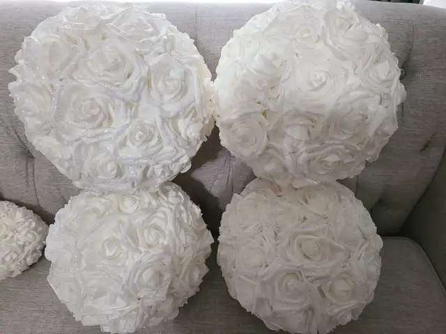 New Silk Flower Ball Artificial Rose Flower Ball Hanging Decorat