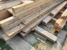 Used 4 x 4 Lumber  -Untreated & Treated