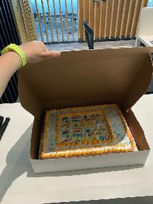 Logo Cakes corporate cakes edible print image