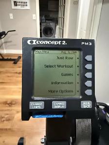 Concept 2 PM3 rowing machine - Photo 4