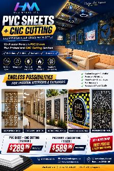 PVC Sheets & CNC Cutting Services – Custom Designs | Brampton