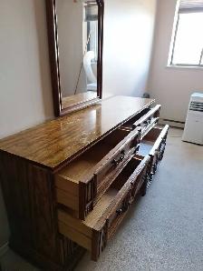older (40 yrs) dresser w/ mirror - Photo 2