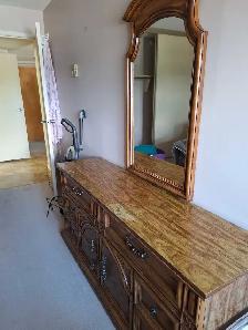 older (40 yrs) dresser w/ mirror - Photo 3