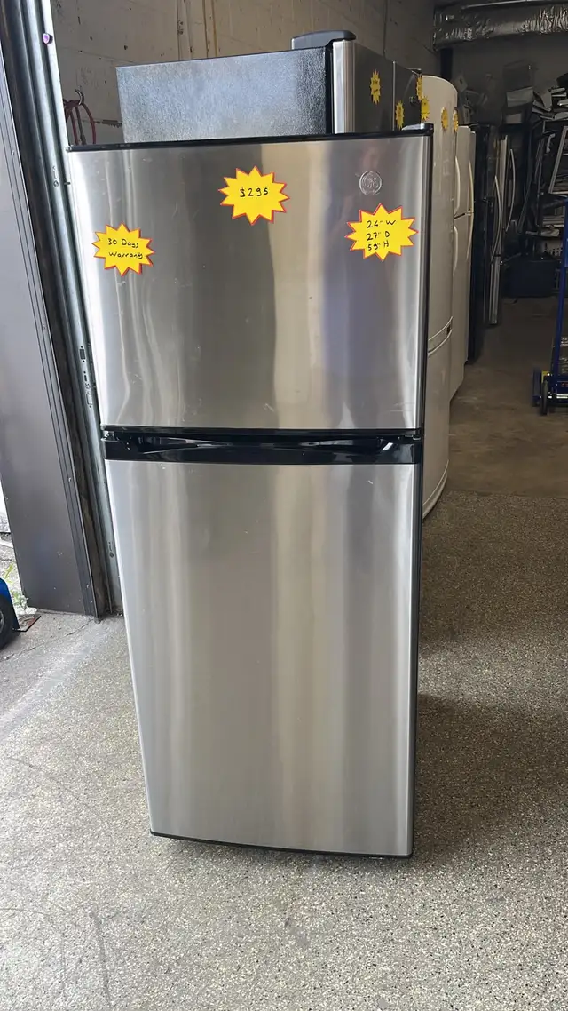 GE 24"Apartment Size Like New Fridge-30 Day Warranty