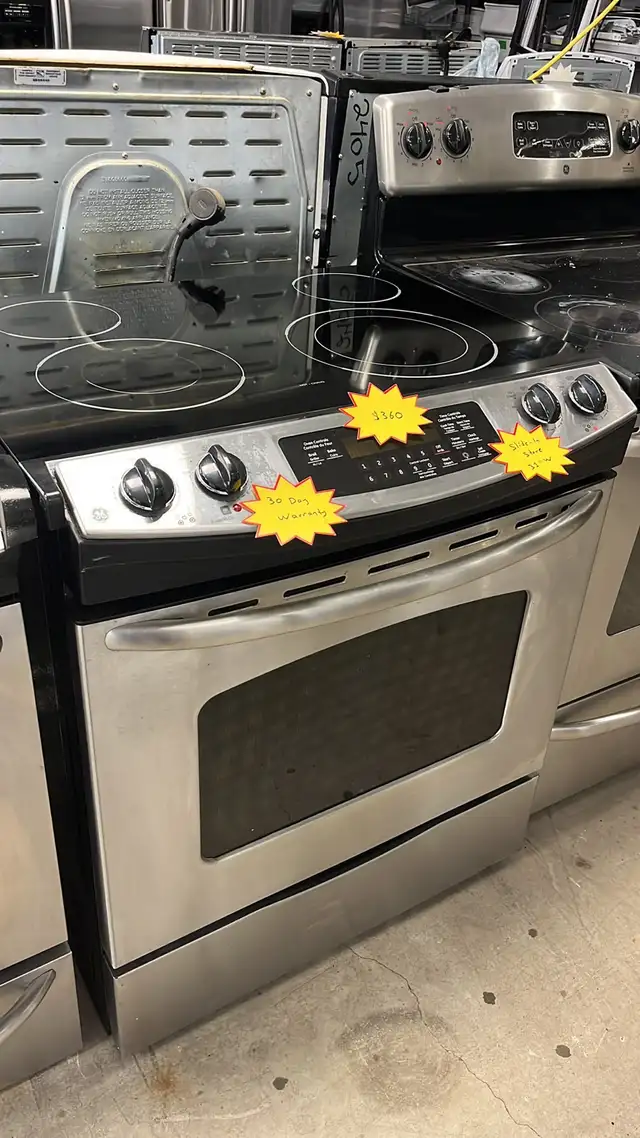 GE 31"Slide-In Clean Stove-30 Day Warranty Delivery Available