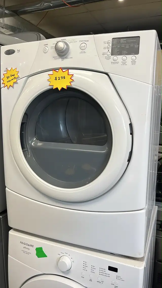27" Whirpool Electric Dryer-30 Day Warranty Delivery Available