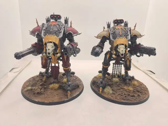 Warhammer 40k Chaos Knights 2 Battle Ready War Dogs
