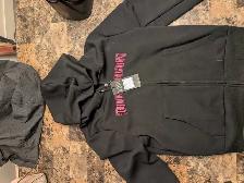 True Religion Crystal Wing Zip Hoodie