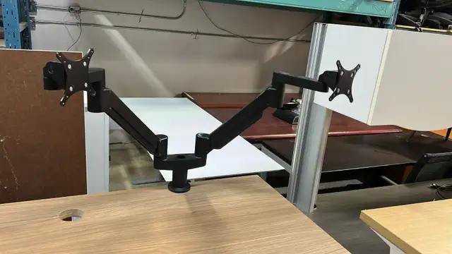 VIVO Mechanical Spring Dual Monitor Desk Mount | $40 Each!