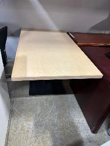 Maple Boardroom Table – 60" x 30" Conference Table | $300