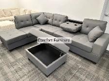 6 Seater Couch Sofa - Photo 3