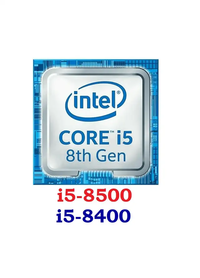 Intel CPU i5-8400: 30$, i5-8500: 40$ (8th gen) LGA1151: 35$