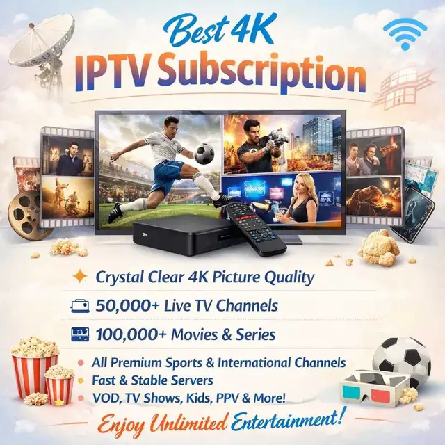 Reliable 4K I.P.T.V servers