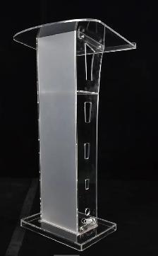 Modern Clear Acrylic Podium Plexiglass Church Pulpit 220395 - Photo 6