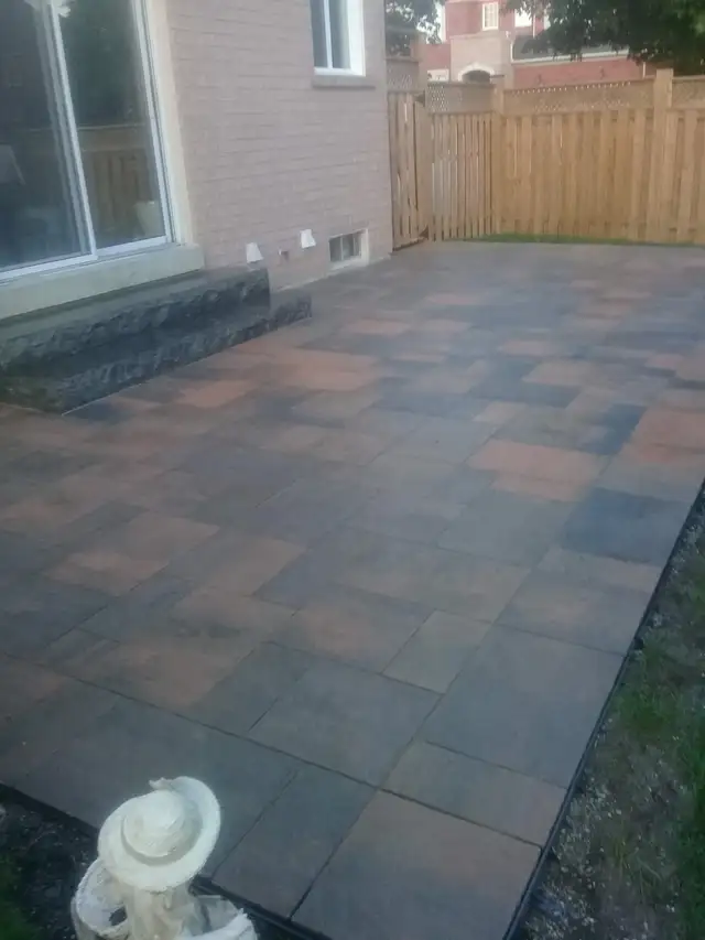 Power wash & Seal Stamped Concrete & Interlock