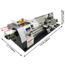 Promotion 832" Double Chuck Electronic Pulse Metal Lathe 028364 - Photo 2
