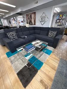 New Cozy 3-Piece Sectional Sofa Bed With Cup Holder Hot Sale - Photo 4