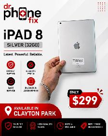 iPad 8 32GB Unlocked – $299 (1-Year Warranty)