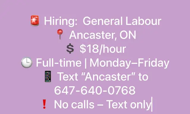 general labour