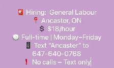 general labour