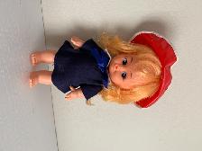 POUPÉE NEUVE MOBILE 8' DE HAUT AVEC SA ROBE SON CHAPEAU: $5.00 - Photo 3