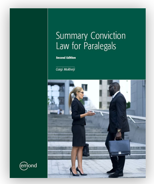 Paralegal:  Summary Conviction NEW book 2nd edition