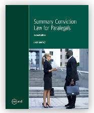 Paralegal:  Summary Conviction NEW book 2nd edition