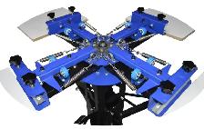 .4 Color 4 Station Screen Printing Press with Fixed Pallet 00643 - Photo 6