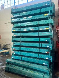 USED Redi rack Beams 8' long x 4" Pallet Racking rack beams - Photo 2