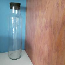 GRAND POT NEUF EN VERRE ÉPAIS 9'HAUTx5'DIAMÈTRE COUVERT: $10.00 - Photo 2