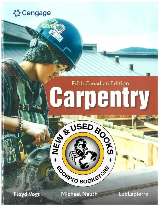 Carpentry 5th Canadian Edition  Student Workbook 9781779545299