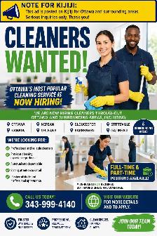 Canada’s Top Cleaners -Now Hiring