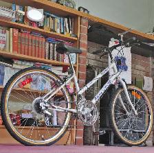 Vélo montagne 24' femme jantes chromées vintage 90e QUASI NEUVE - Photo 4