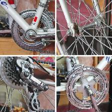 Vélo montagne 24' femme jantes chromées vintage 90e QUASI NEUVE - Photo 10