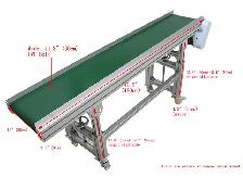 70.8x11.8' Inclined Wall Industrial Belt Conveyor System230559 - Photo 2