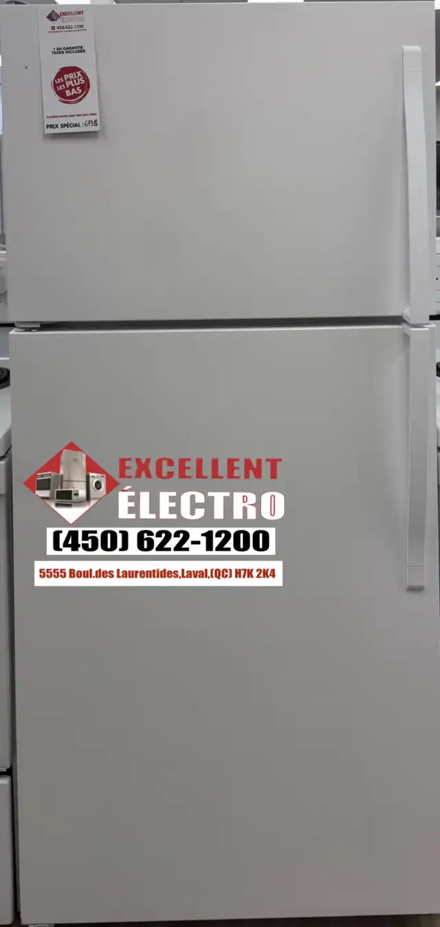 FRIGO BLANC STANDARD DE MARQUE VARIÉE ✅ 1 AN DE GARANTIE