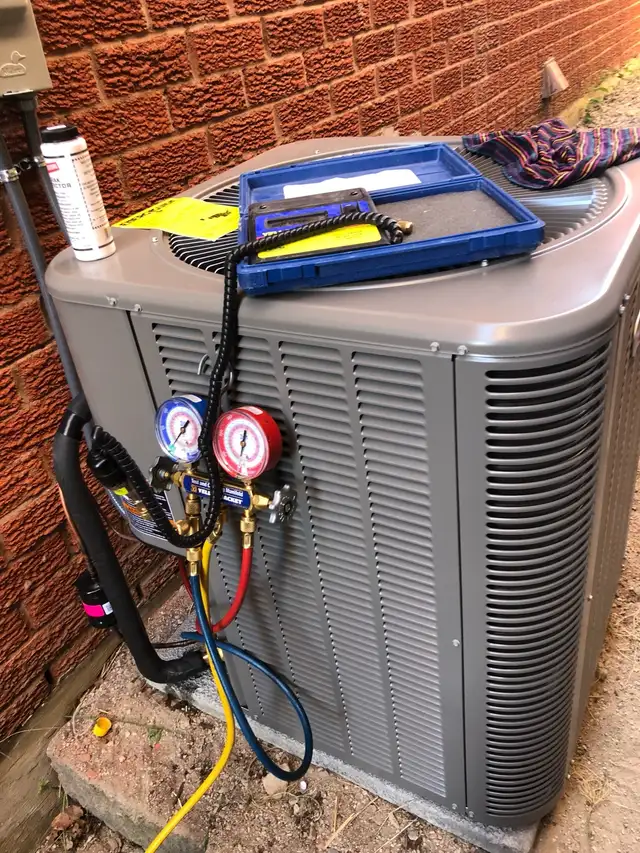 BRAND NEW AC INSTALLED416-655-2220 AVIS HEATING SERVICE $59