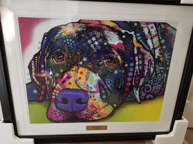 SAAVY LABRADOR PAINTING BY DEAN RUSSO