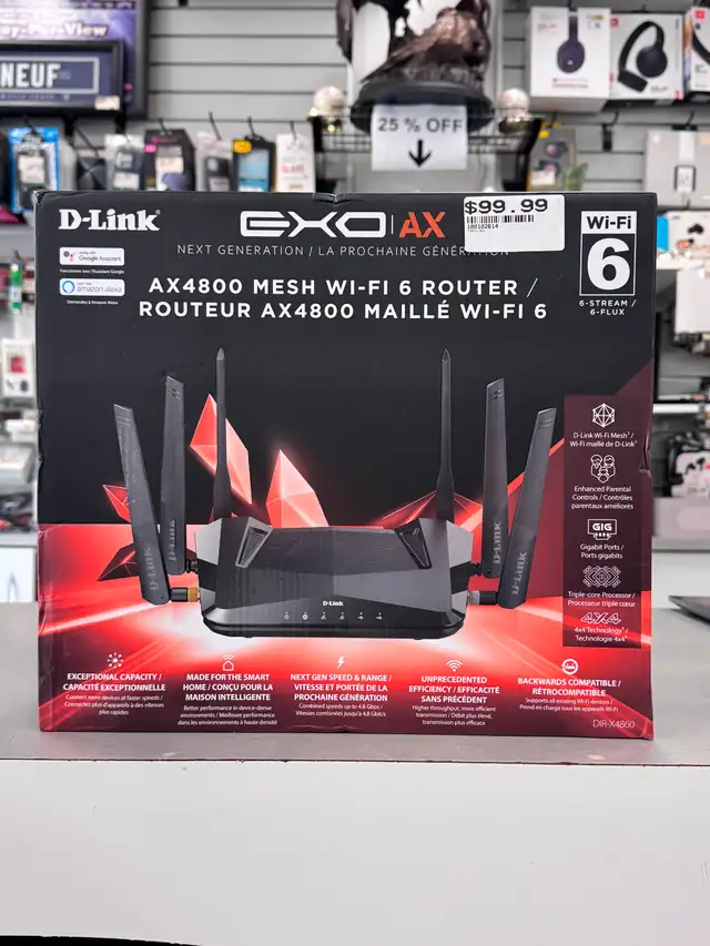 D-Link WiFi 6 Router AX4800
