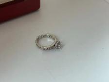 bague en or 14k avec diamants - Photo 2