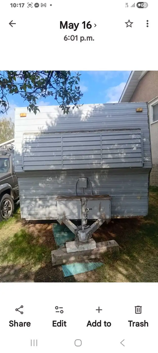 older solid trailer