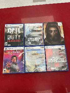 plusieurs jeux PS5