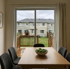 Premium White Vinyl Patio Doors (Full On-Site Setup)