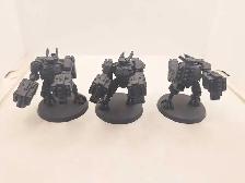 Warhammer 40k Tau Kitbashed Crisis Suits /w Broadside Rockets