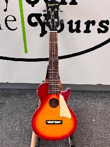 Epiphone Acoustic/Electric  Ukulele Les Paul In Cherry Sunburst