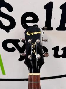 Epiphone Acoustic/Electric  Ukulele Les Paul In Cherry Sunburst - Photo 3