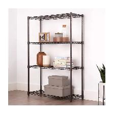 Trinity 4 Tier Wire Shelving Tbfpbr-0901