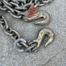 Laclede 3/8in. x 20ft Grade 70 Transport Chain with Grab Hooks - Photo 2